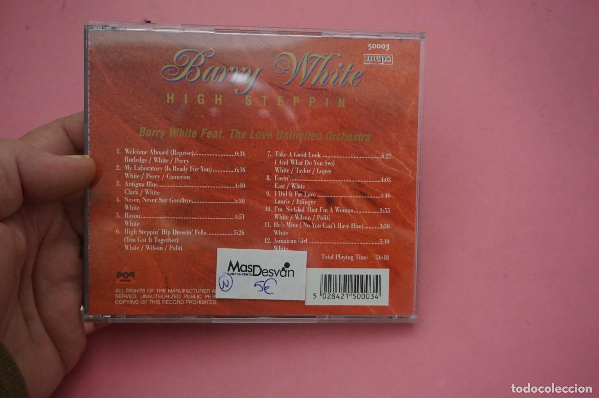 CDs de m&uacute;sica: CD - BARRY WHITE - HIGHT STEPPIN - DISCO EN EXCELENTE ESTADO - Foto 3
