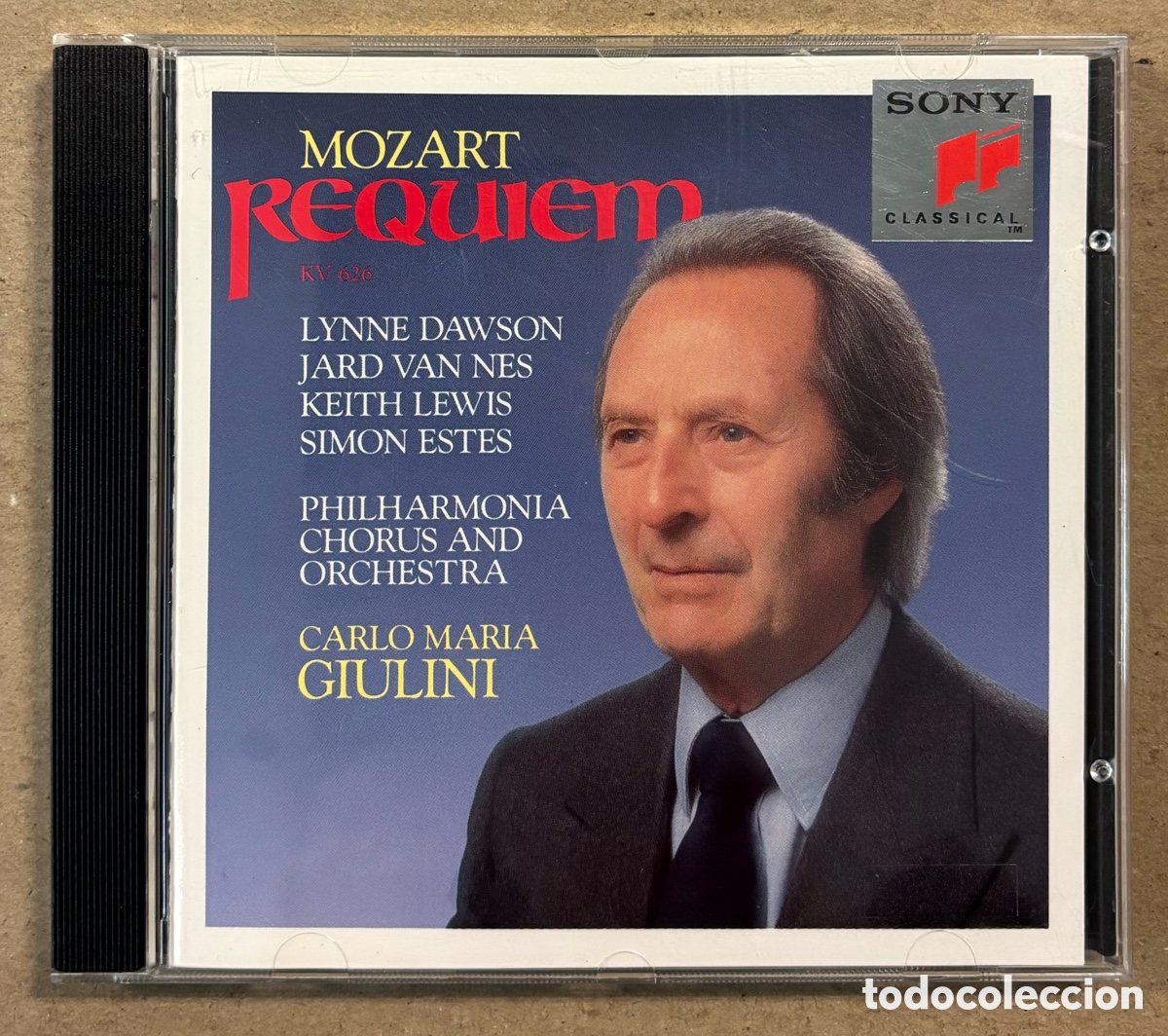 CDs de M&uacute;sica: CD. MOZART REQUIEM, CARLO MARIA GIULINI, LYNNE DAWSON (SOPRANO) JARD VAN NES (CONTRALTO)