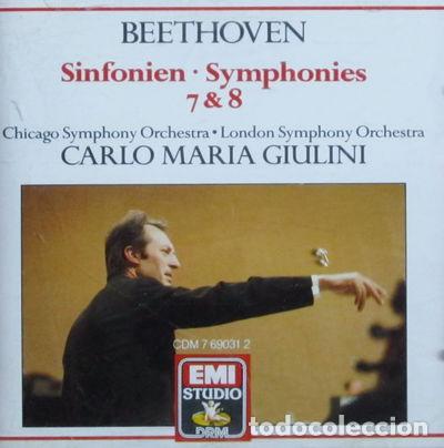 CDs de M&uacute;sica: Beethoven: Symphonies Nos. 7 & 8- 0077776903125