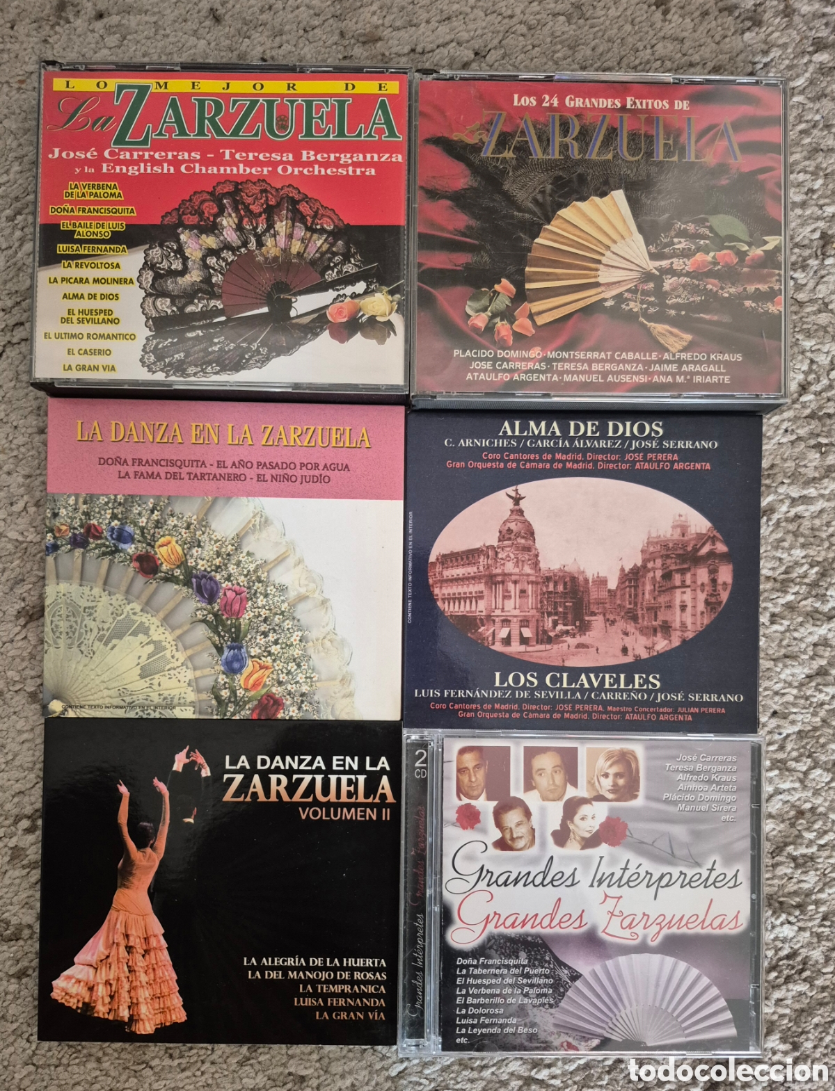CD di Musica: Lote 6 CDs de Zarzuela