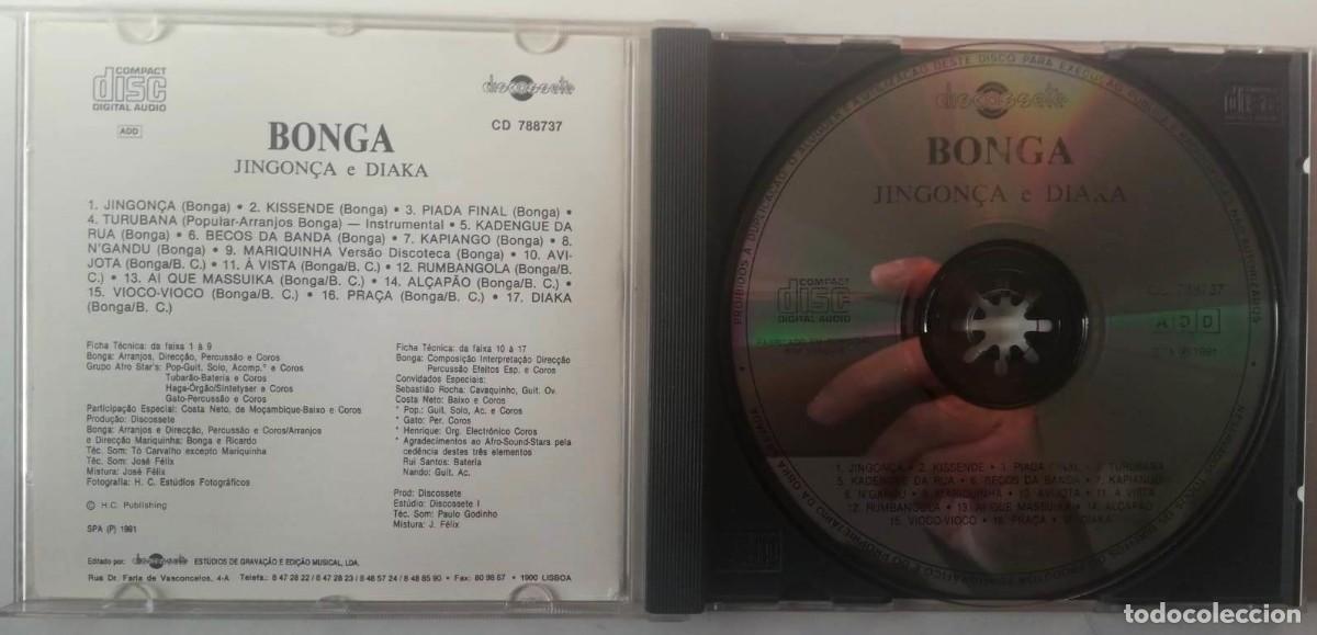 CDs de m&uacute;sica: BONGA - GINGON&Ccedil;A E DIAKA (MUSICA DE ANGOLA) CD - Foto 3