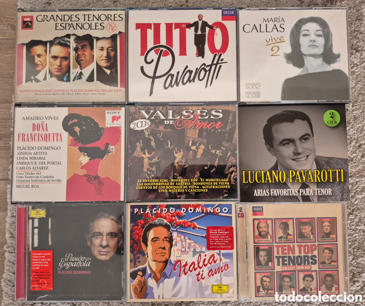 CD di Musica: Lote 9 CDs &Oacute;pera y Cl&aacute;sica