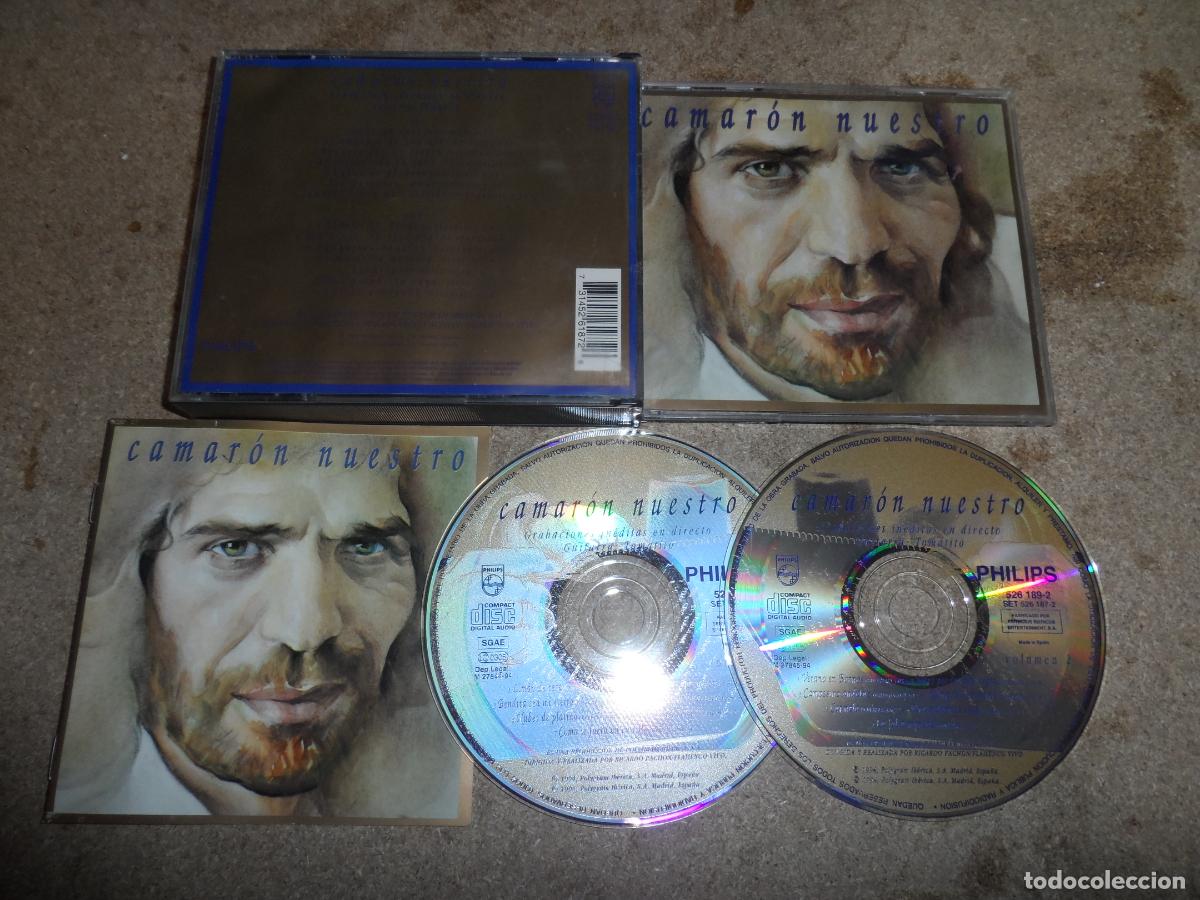 CDs de m&uacute;sica: CAMARON DE LA ISLA - CAMARON NUESTRO (2 CDS) - Foto 1