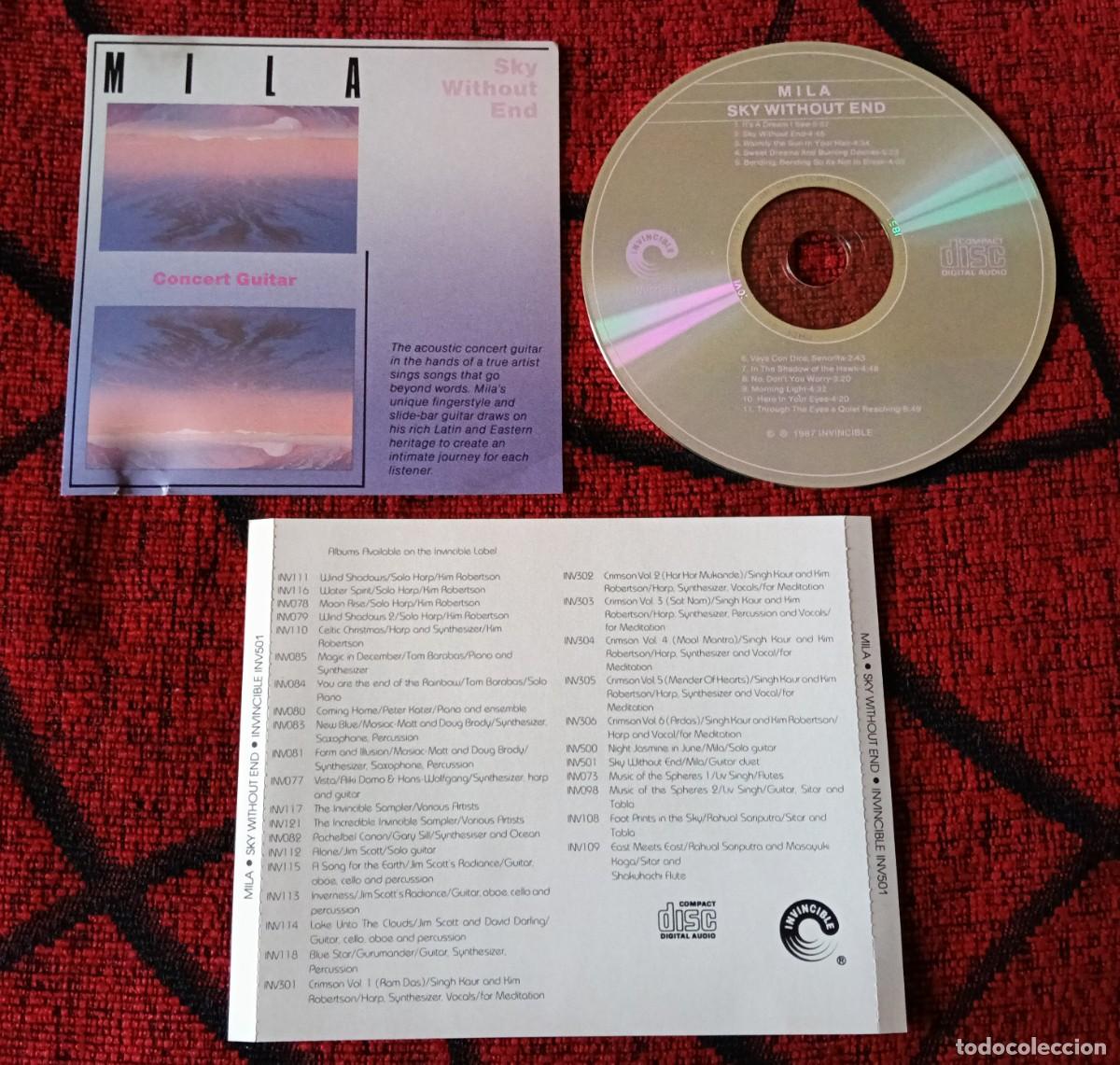 CDs de m&uacute;sica: MILA ** Sky Without End ** CD 1987 USA - Foto 1