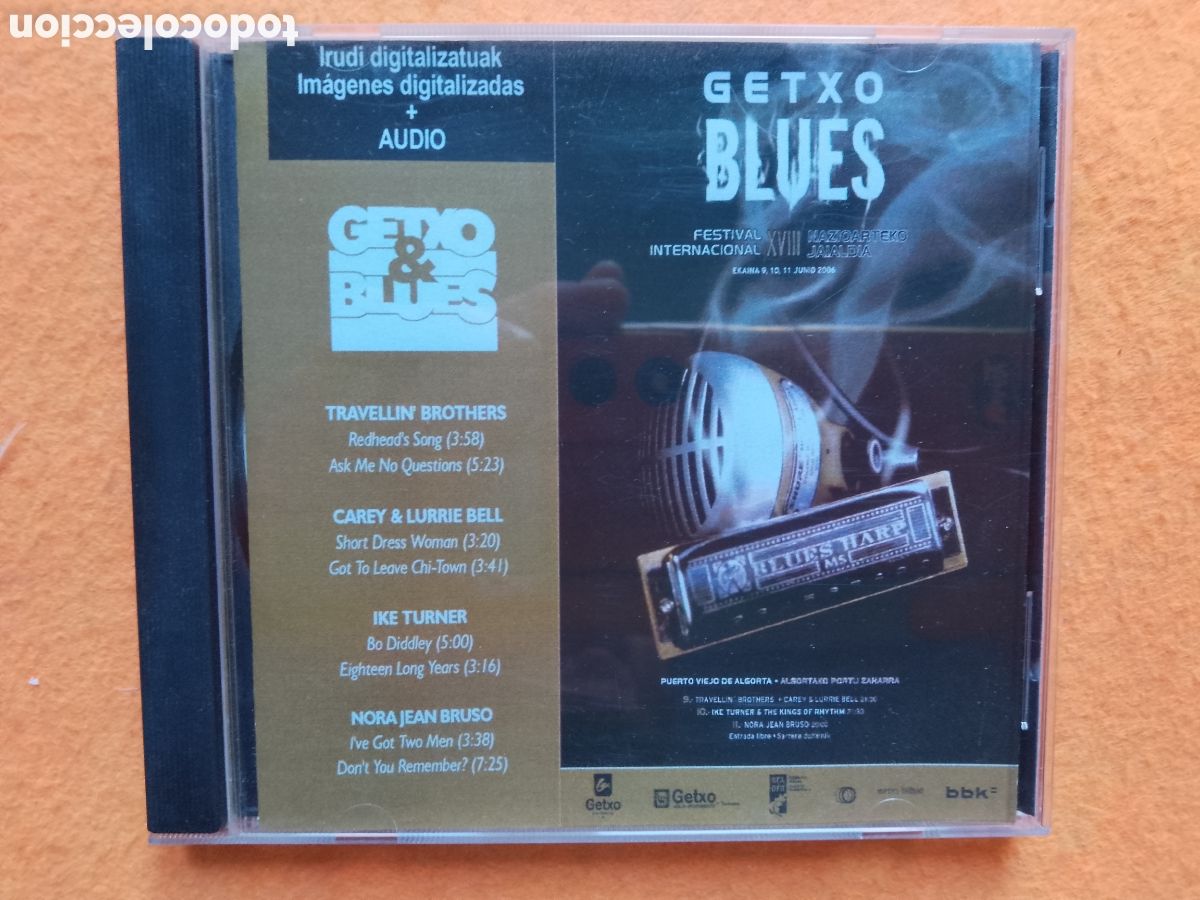 CDs de M&uacute;sica: GETXO BLUES XVIII - TRAVELLIN BROTHERS-CAREY & LURRIE BELL-IKE TURNER-NORA JEAN BRUSO -CD PROMO