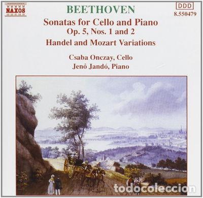 CDs de M&uacute;sica: Beethoven: Sonatas for Cello and Piano Op. 5- 4891030504790