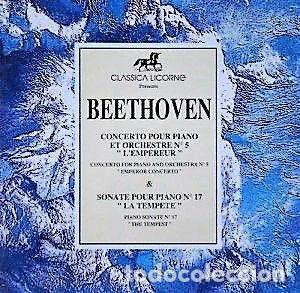 CDs de M&uacute;sica: Beethoven: Concerto Pour Piano Et Orchestre N&deg;5 Op.73 &rdquo;L'empereur&rdquo; & Sonate P...- 3254567346089