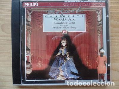 CDs de M&uacute;sica: Mozart Das Beste 19: Vokalmusik- 0028944624120