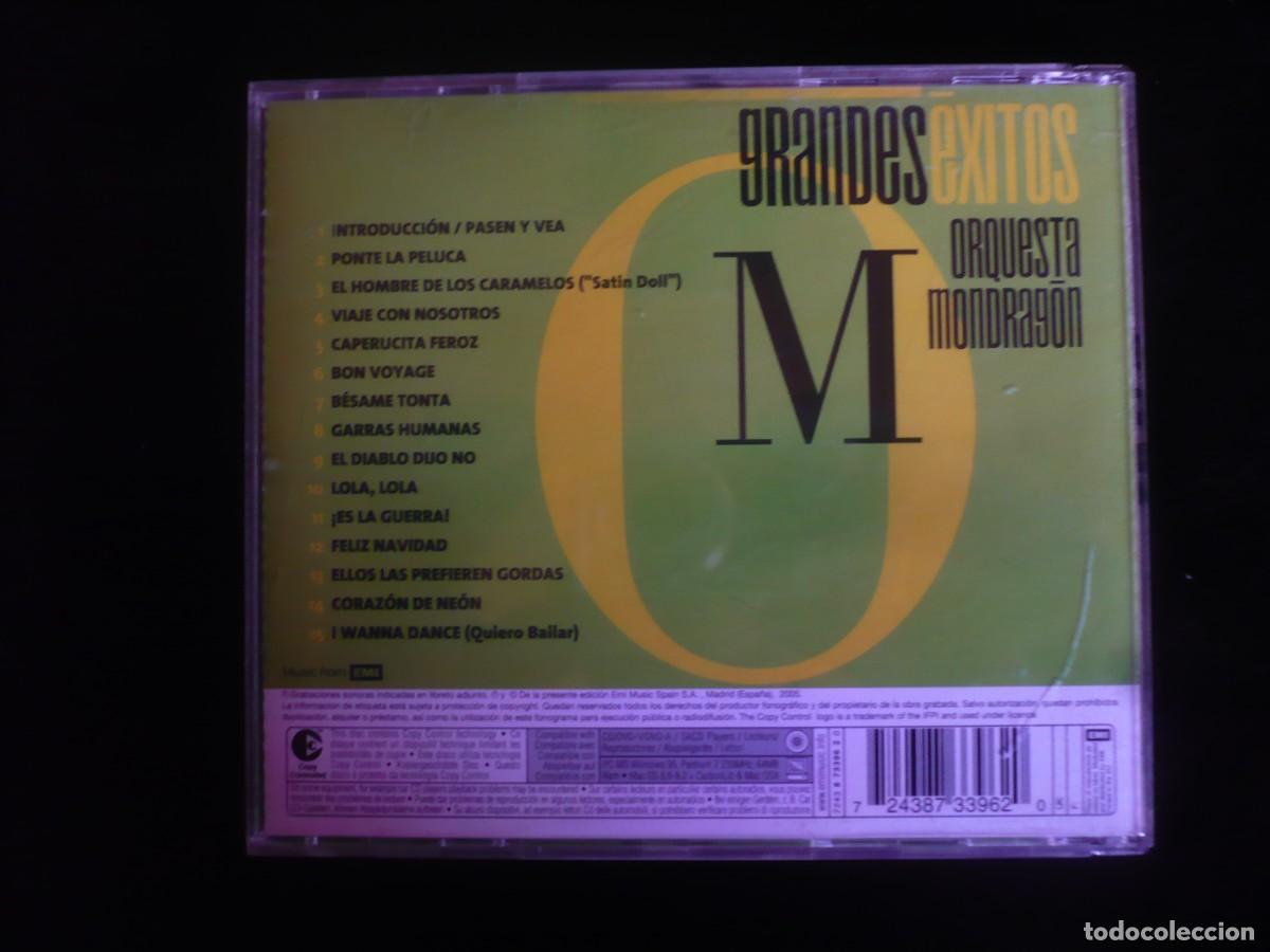 CDs de m&uacute;sica: grandes exitos orquesta mondragon - cd como nuevo - Foto 2