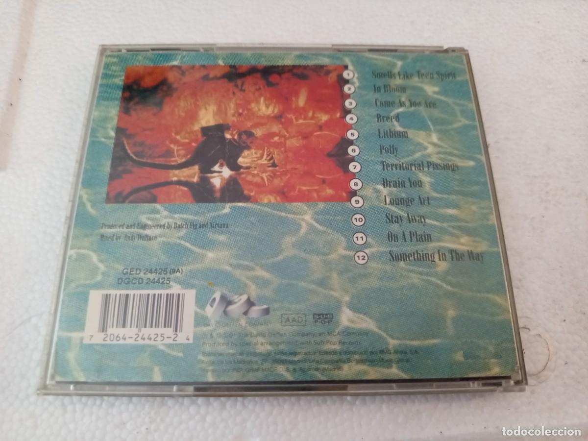 CDs de m&uacute;sica: CD de m&uacute;sica de Nirvana, &aacute;lbum Nevermind. - Foto 4
