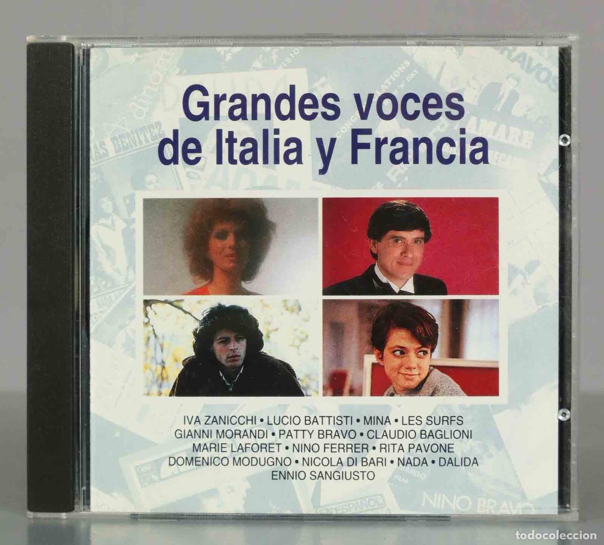CDs de Musique: CD. Grandes voces de Italia y Francia.