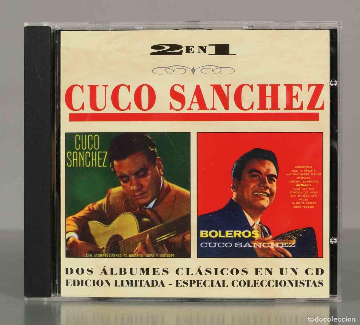 CDs de m&uacute;sica: CD. Cuco Sanchez &ndash; Cuco S&aacute;nchez - Boleros. - Foto 1