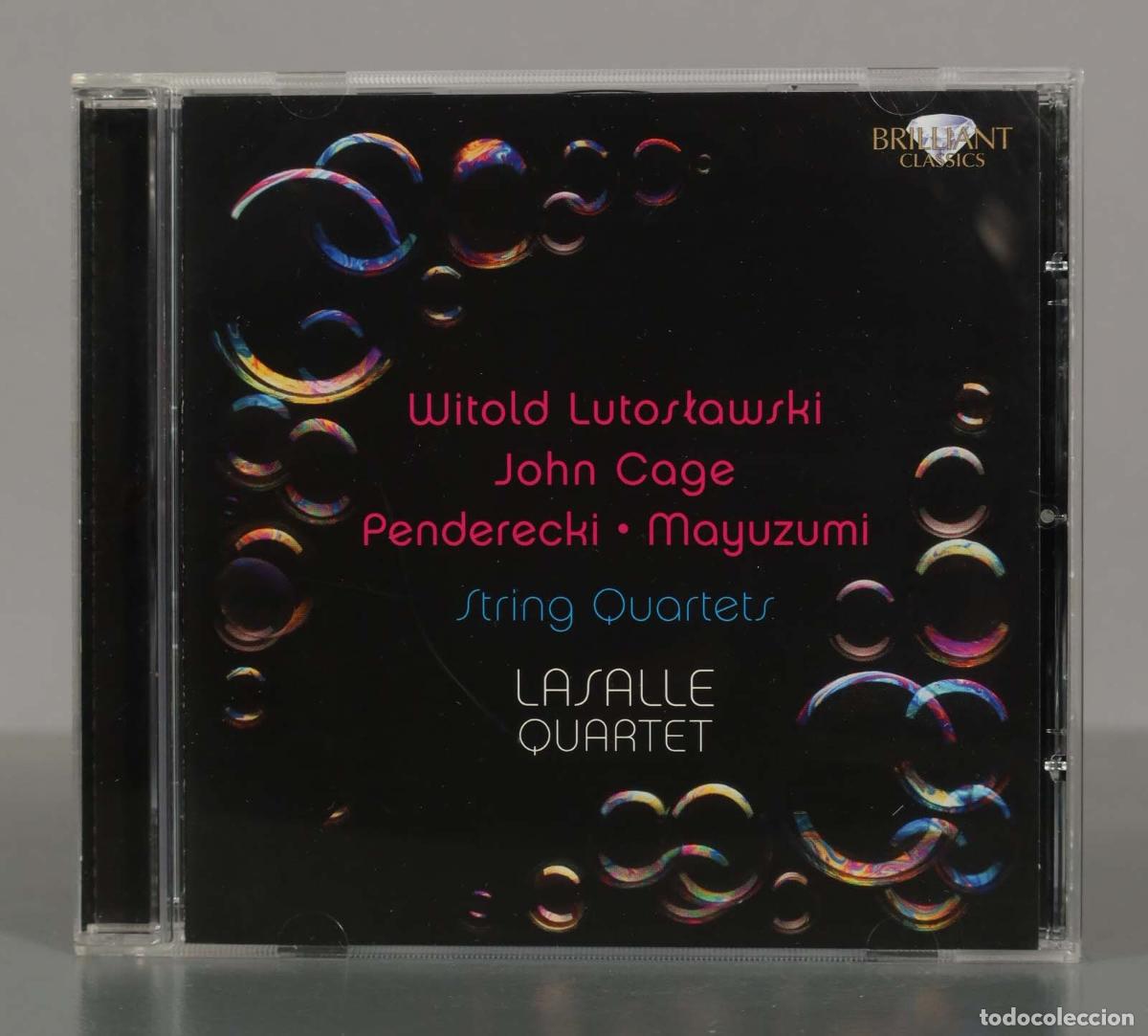 CD de M&uacute;sica: CD. Witold Lutosławski &bull; John Cage &bull; Penderecki &bull; Mayuzumi - Lasalle Quartet &ndash; String Quartets