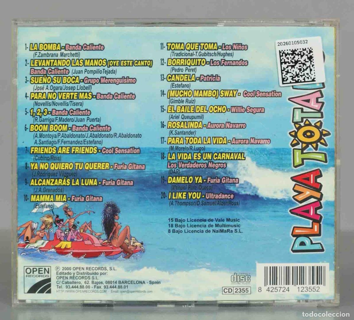 CDs de m&uacute;sica: CD. Various &ndash; Playa Total 5 - Foto 2