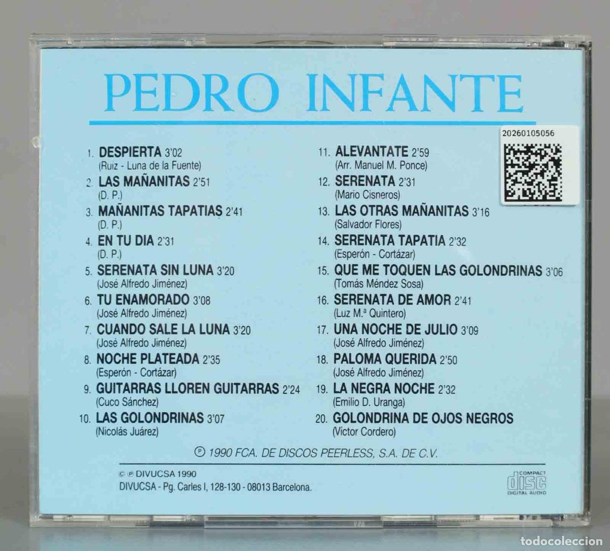 CDs de m&uacute;sica: CD. LAS MA&Ntilde;ANITAS. PEDRO INFANTE. - Foto 2