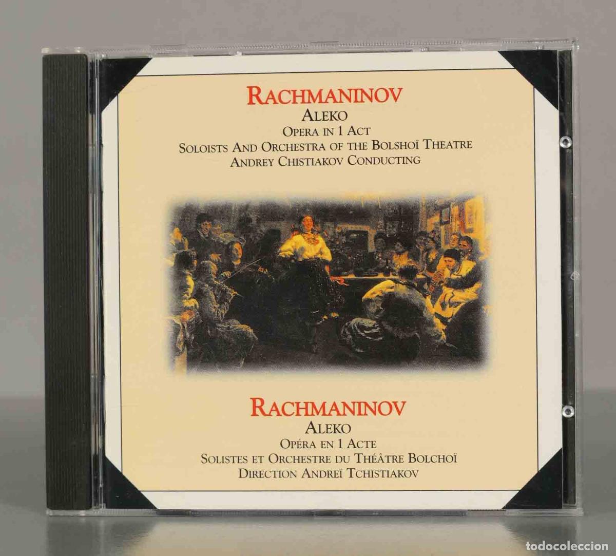 CD de M&uacute;sica: CD. RACHMANINOV ALEKO OPERA IN 1 Аст SOLOISTS AND ORCHESTRA OF THE BOLSHOI THEATRE ANDREY CHISTIAKOV