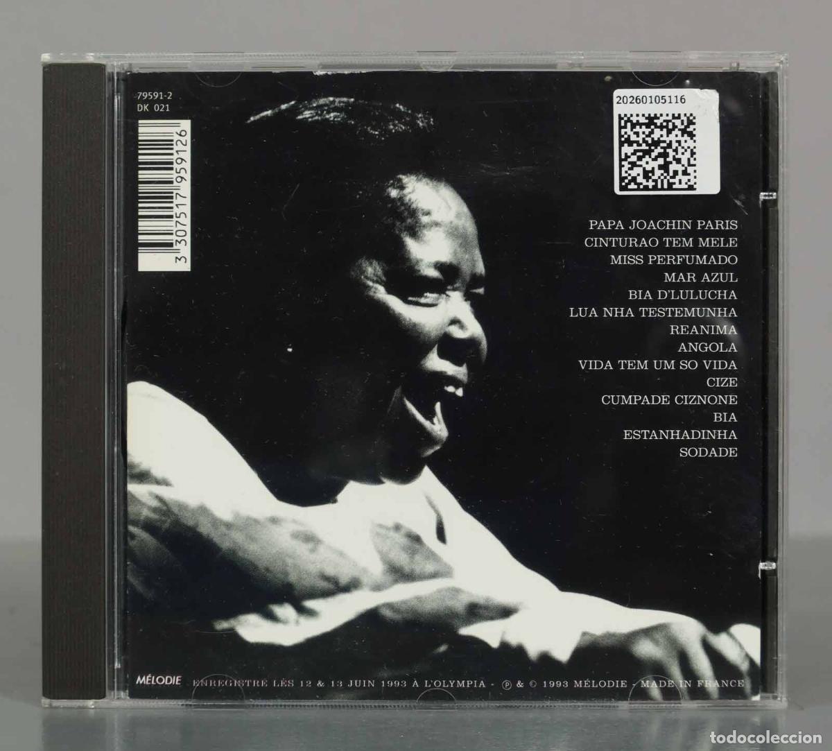 CDs de m&uacute;sica: CD. Cesaria Evora &ndash; Live &Agrave; L&acute;Olympia - Foto 2