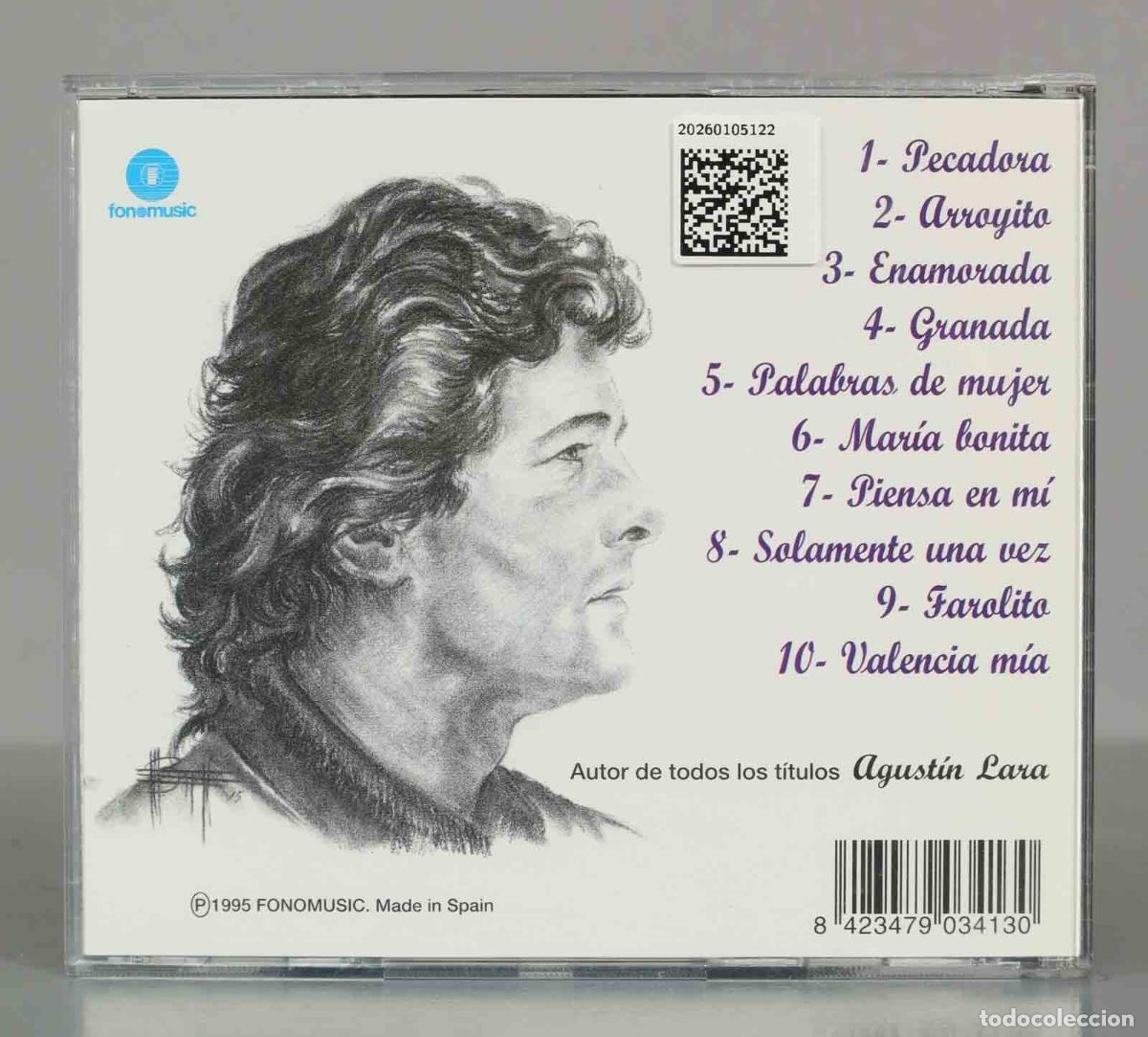 CDs de m&uacute;sica: CD. Francisco &ndash; Canta A Agust&iacute;n Lara. - Foto 2