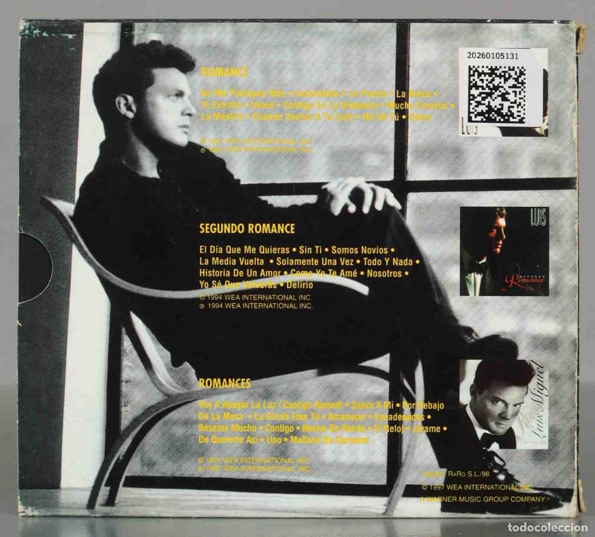 CDs de m&uacute;sica: CD. Luis Miguel &ndash; Todos Los Romances - Foto 2