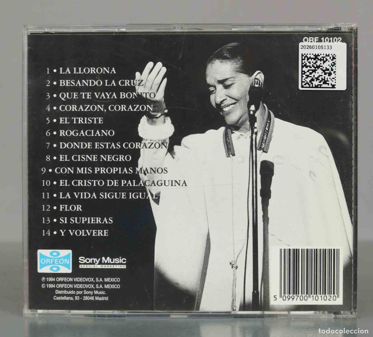 CDs de m&uacute;sica: CD. Chavela Vargas &ndash; Que Te Vaya Bonito. - Foto 2