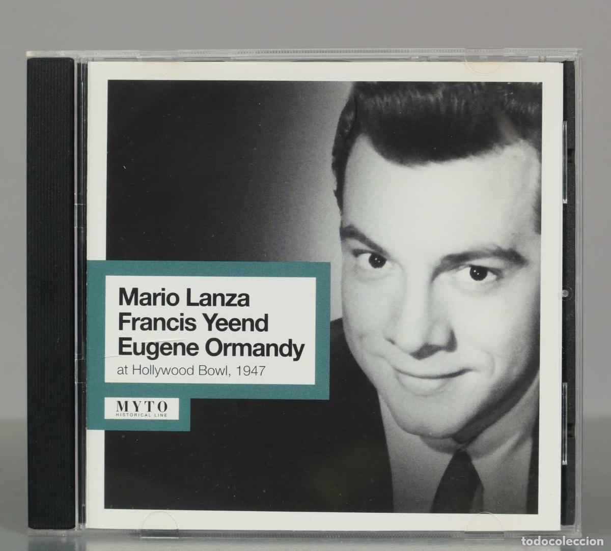 CDs de Musique: CD. Mario Lanza Francis Yeend Eugene Ormandy at Hollywood Bowl, 1947.
