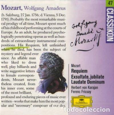 CDs de M&uacute;sica: Mozart: Requiem- 0028943941228