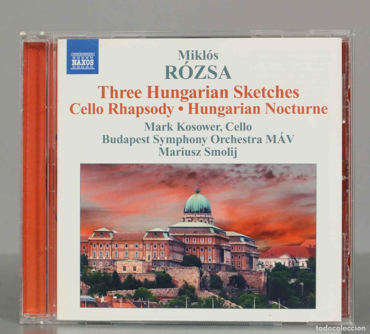 CDs de Musique: CD. Three Hungarian Sketches &bull; Cello Rhapsody &bull; Hungarian Nocturne. R&oacute;zsa - Smolij