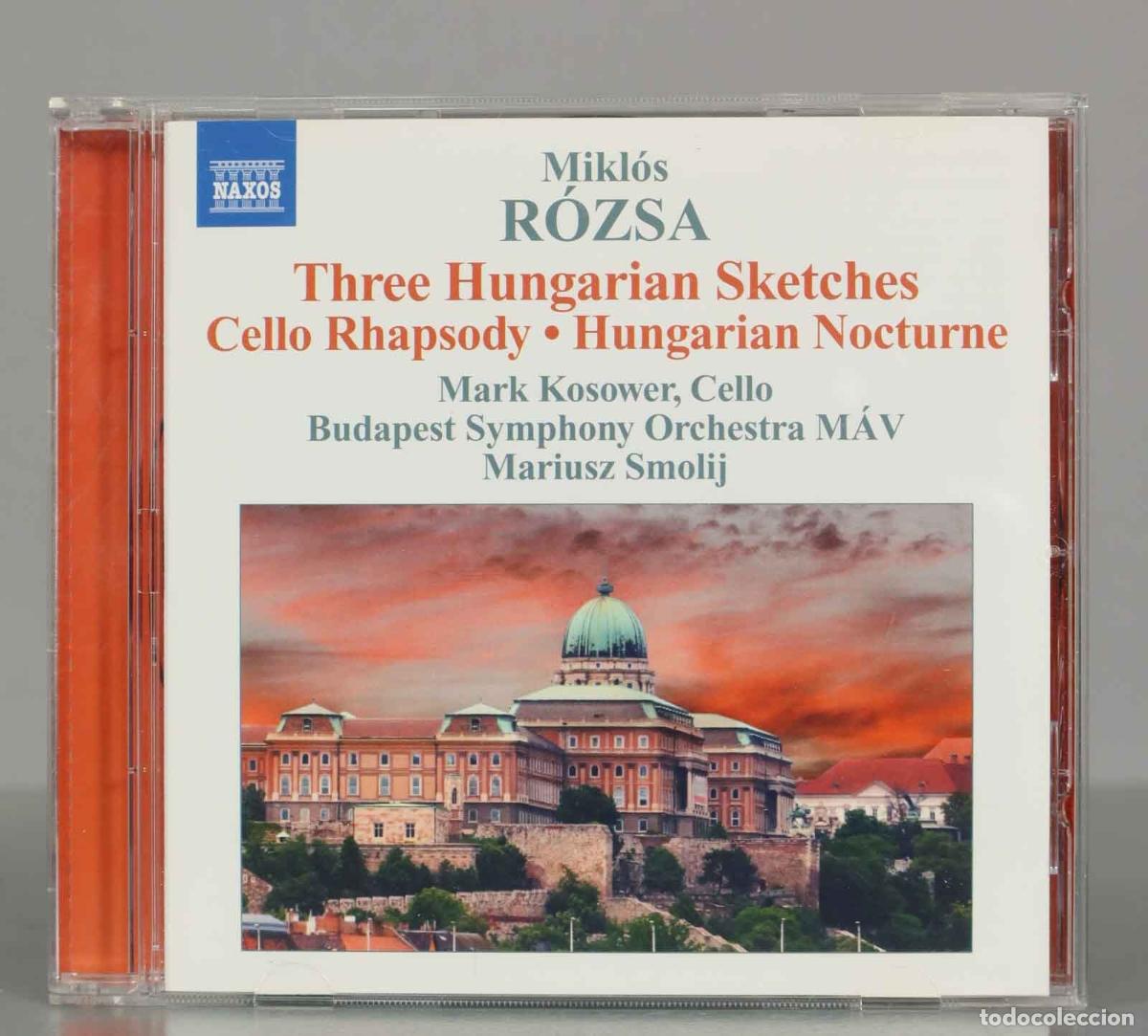 CDs de Musique: CD. Three Hungarian Sketches &bull; Cello Rhapsody &bull; Hungarian Nocturne. R&oacute;zsa - Smolij