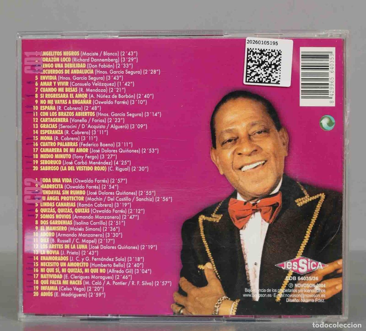 CDs de m&uacute;sica: CD. GRANDES 40 EXITOS. ANTONIO MACHIN. 2CD. - Foto 2