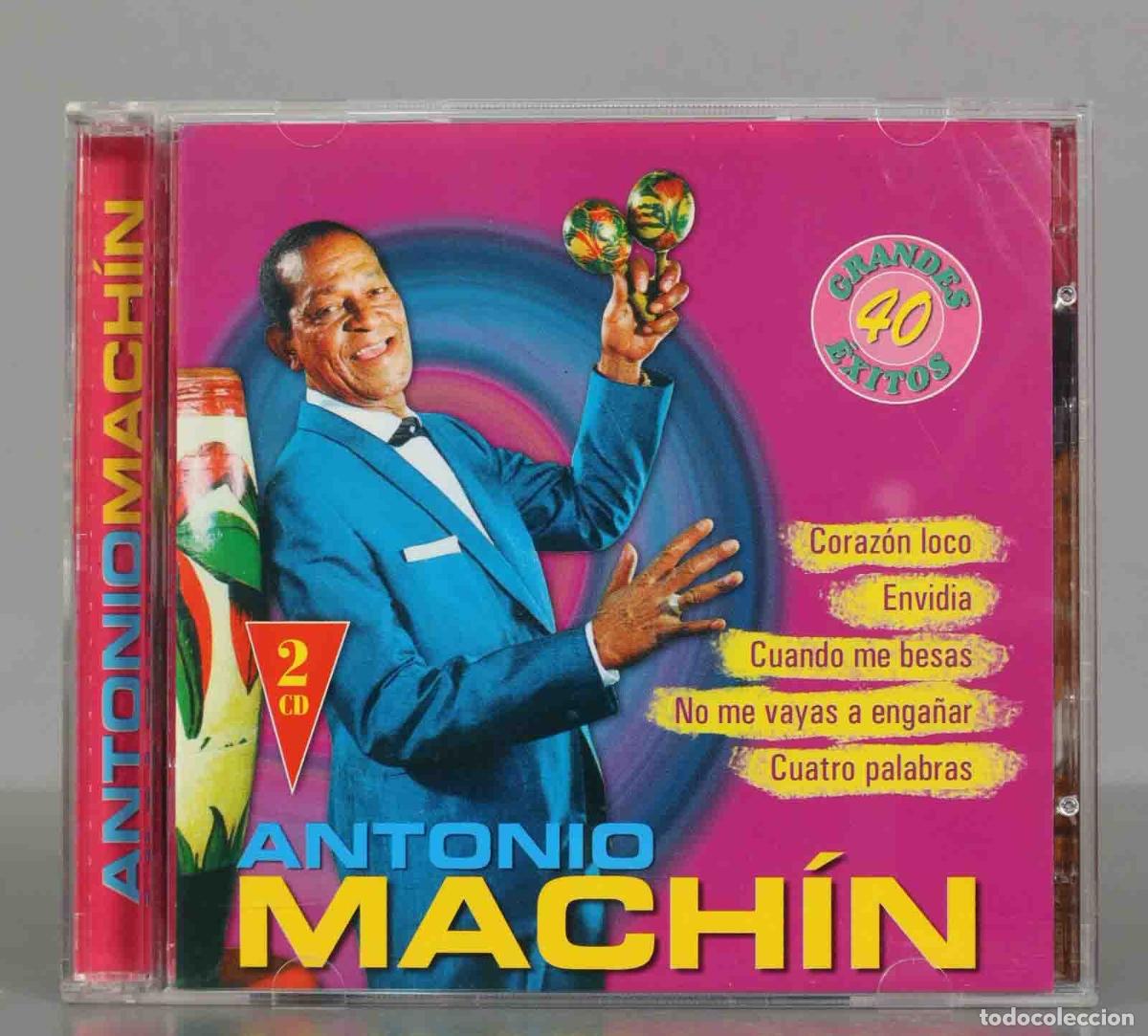 CDs de m&uacute;sica: CD. GRANDES 40 EXITOS. ANTONIO MACHIN. 2CD. - Foto 1