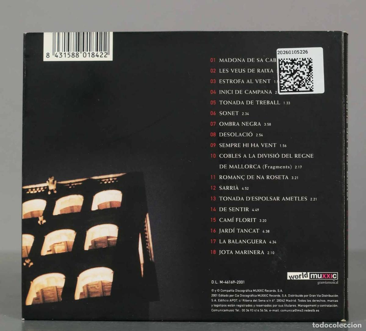 CDs de m&uacute;sica: CD. Maria Del Mar Bonet &ndash; Raixa - Foto 2