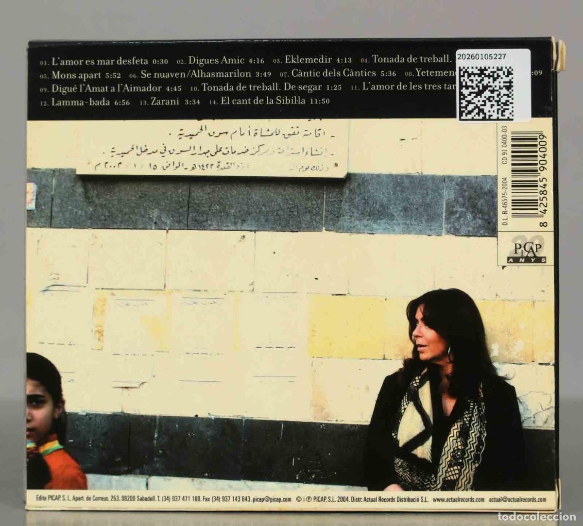 CDs de m&uacute;sica: CD. Maria Del Mar Bonet &ndash; Amic, Amat - Foto 2