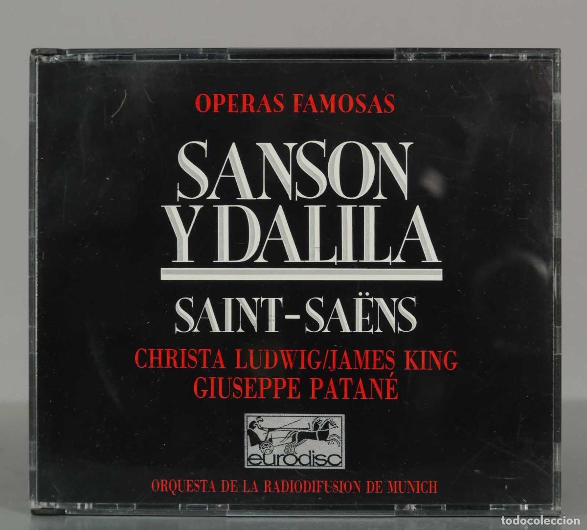 CD di Musica: CD. OPERAS FAMOSAS. SANSON Y DALILA Opera en tres actos. CAMILLE SAINT-SA&Eacute;NS PATANE