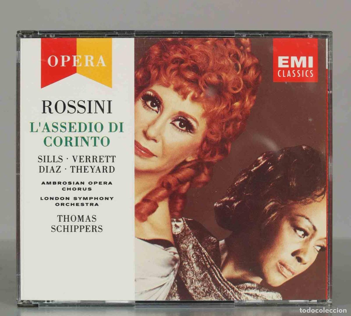 CD di Musica: CD. L&acute; Assedio di Corinto. Rossini, Schippers, Sills, Verrett, Diaz, Theyard.