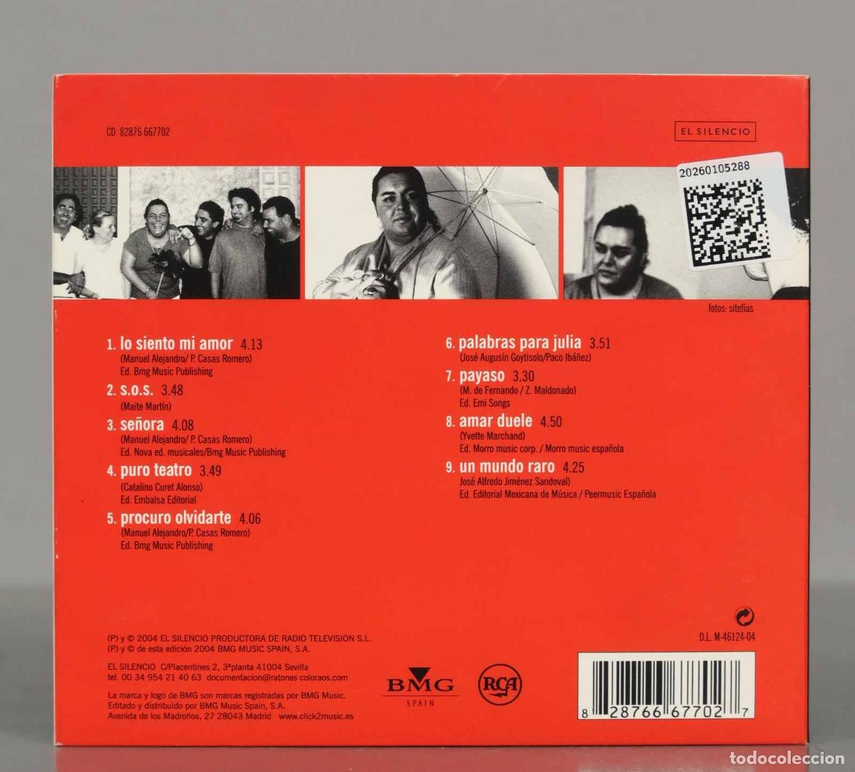 CDs de m&uacute;sica: CD. Falete &ndash; Amar Duele. - Foto 2