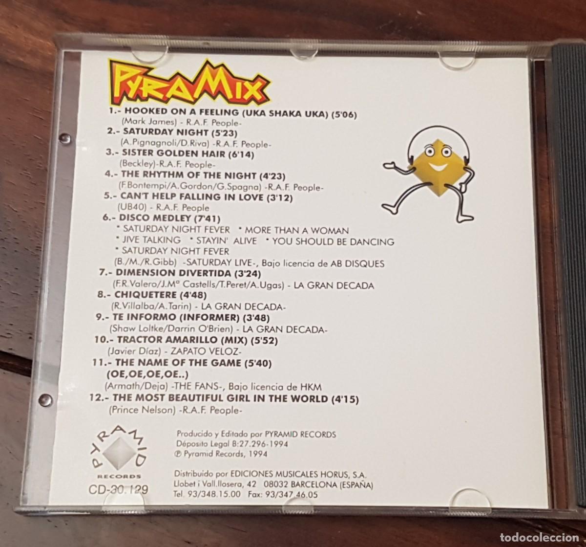 CDs de m&uacute;sica: CD-PYRAMIX MOVE YOUR BODY A&Ntilde;O 1994 - Foto 4