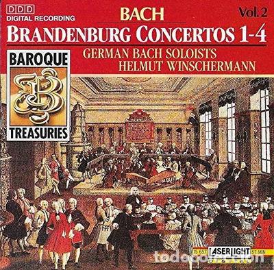 CDs de M&uacute;sica: Bach: Brandenburg Concertos 1-4- 4006408156574