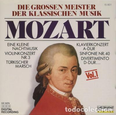 CDs de M&uacute;sica: Masters Classic Music, Vol.1: Mozart- 4006408158011