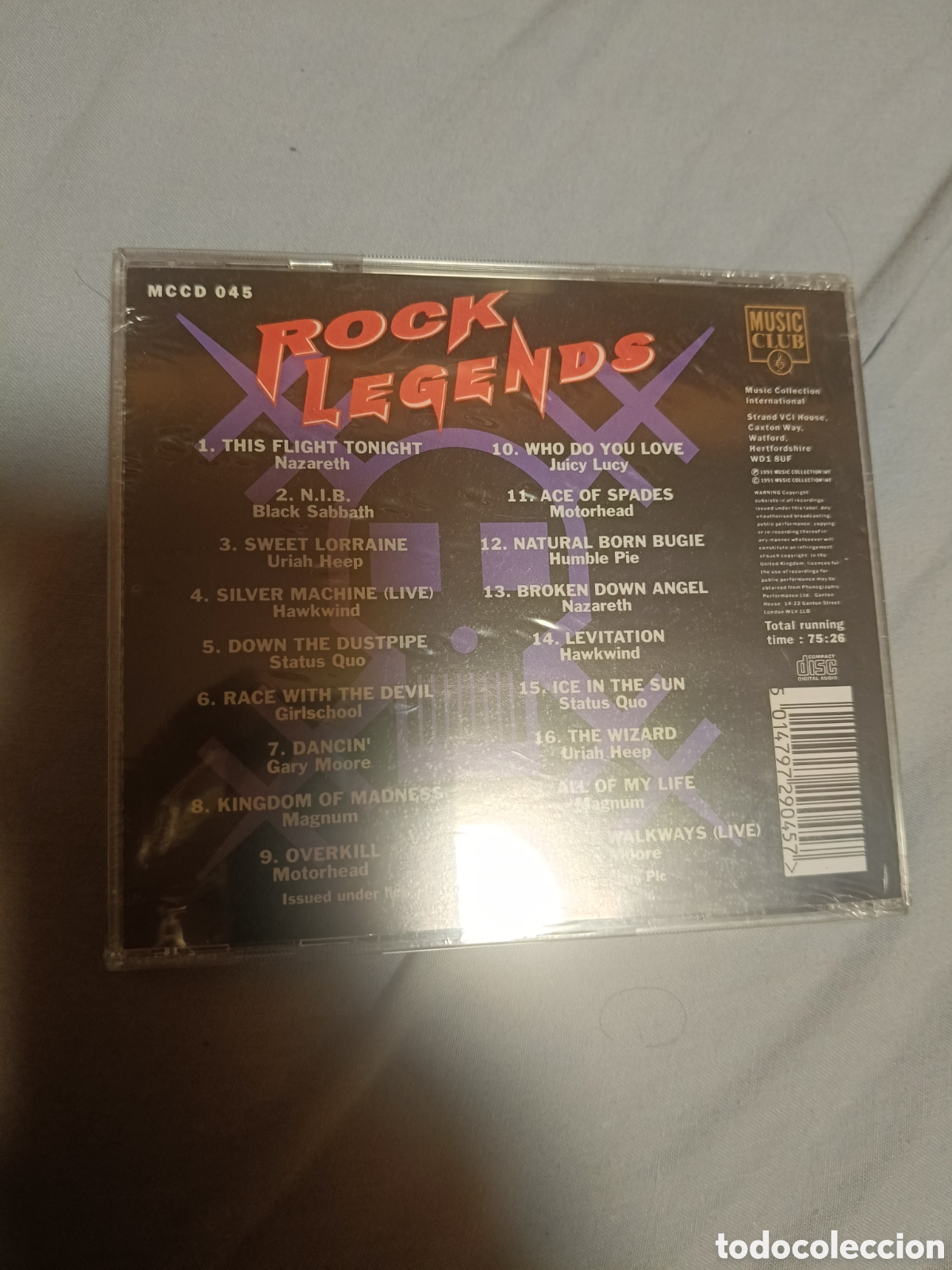 CDs de m&uacute;sica: Rock Legends cd (Deep purple, black Sabbath, motorhead...) - Foto 2