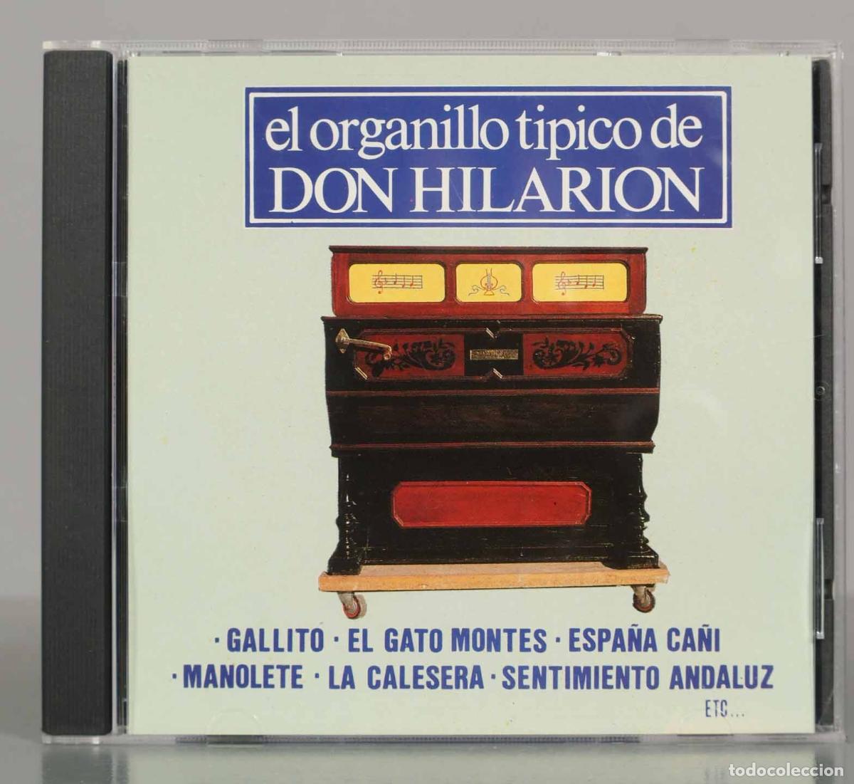 CDs de m&uacute;sica: CD. El organillo tipico de DON HILARION - Foto 1