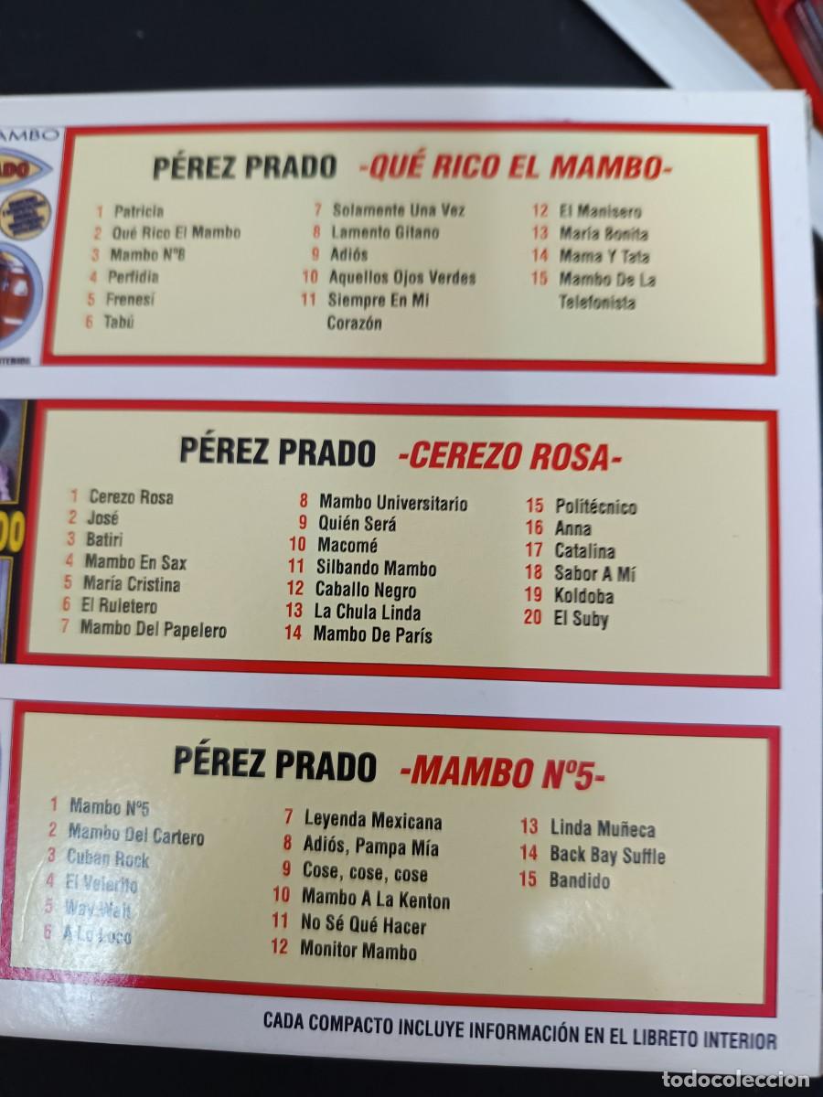 CDs de m&uacute;sica: 3 CDS SET. PEREZ PRADO. EL REY DEL MAMBO. MIS 50 &Eacute;XITOS - Foto 3