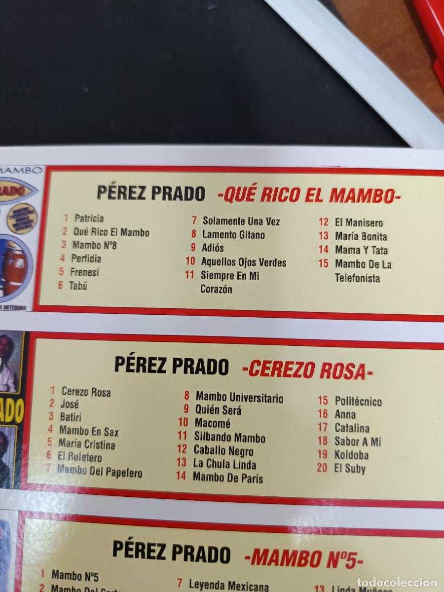 CDs de m&uacute;sica: 3 CDS SET. PEREZ PRADO. EL REY DEL MAMBO. MIS 50 &Eacute;XITOS - Foto 6