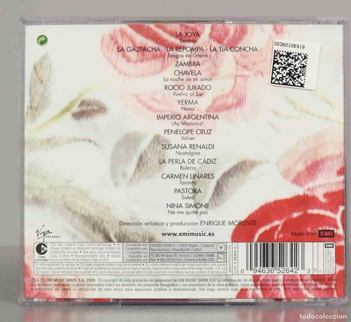 CDs de m&uacute;sica: CD. Estrella Morente &ndash; Mujeres. - Foto 2