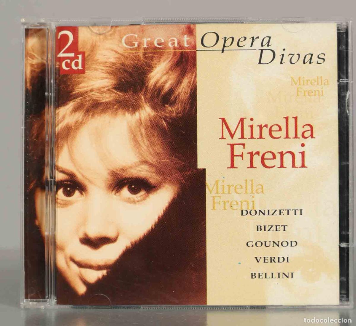 CDs de M&uacute;sica: CD. GREAT OPERA DIVAS. Mirella Freni - DONIZETTI BIZET GOUNOD VERDI BELLINI.