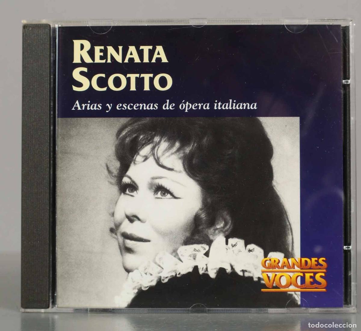 Music CDs: CD. RENATA SCOTTO Arias y escenas de &oacute;pera italiana