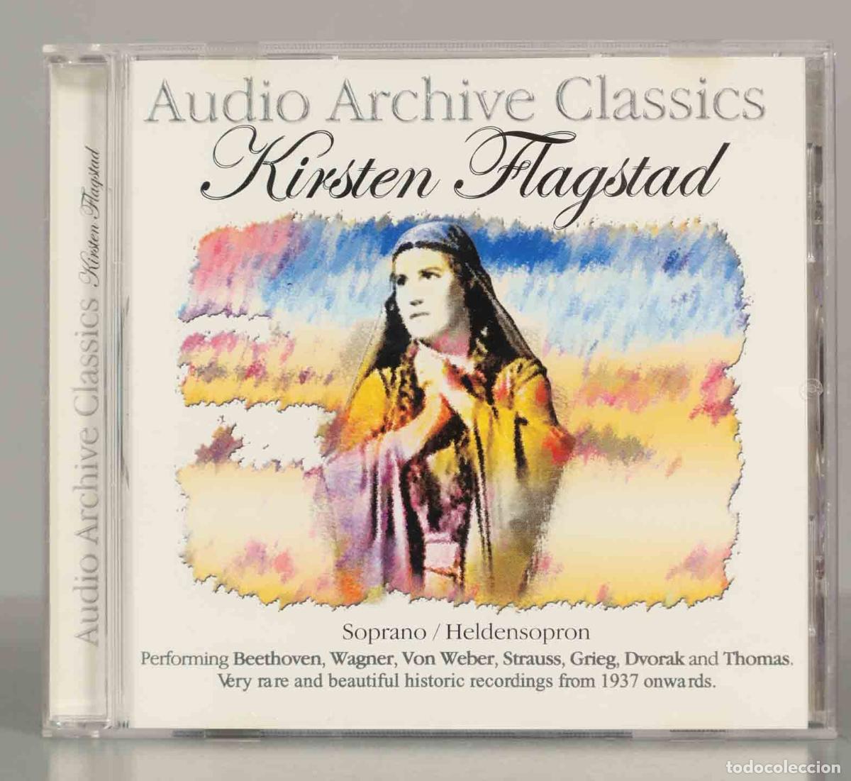 CDs de M&uacute;sica: CD. Kirsten Flagstad &ndash; Performing Beethoven, Wagner, Von Weber, Strauss, Grieg, Dvorak And Thomas