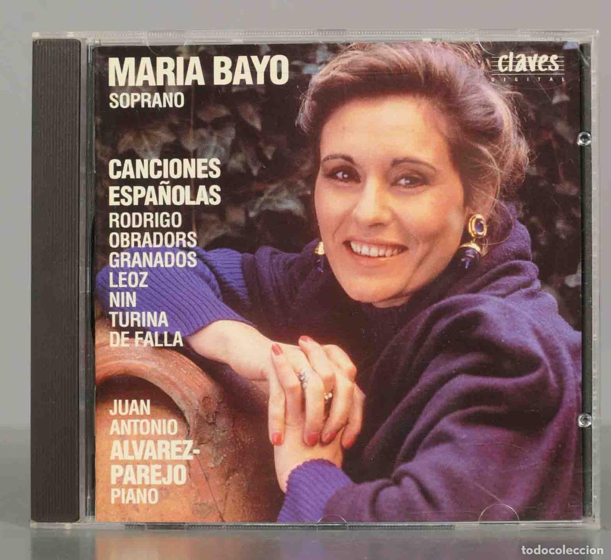 Music CDs: CD. Mar&iacute;a Bayo &ndash; Canciones Espa&ntilde;olas.