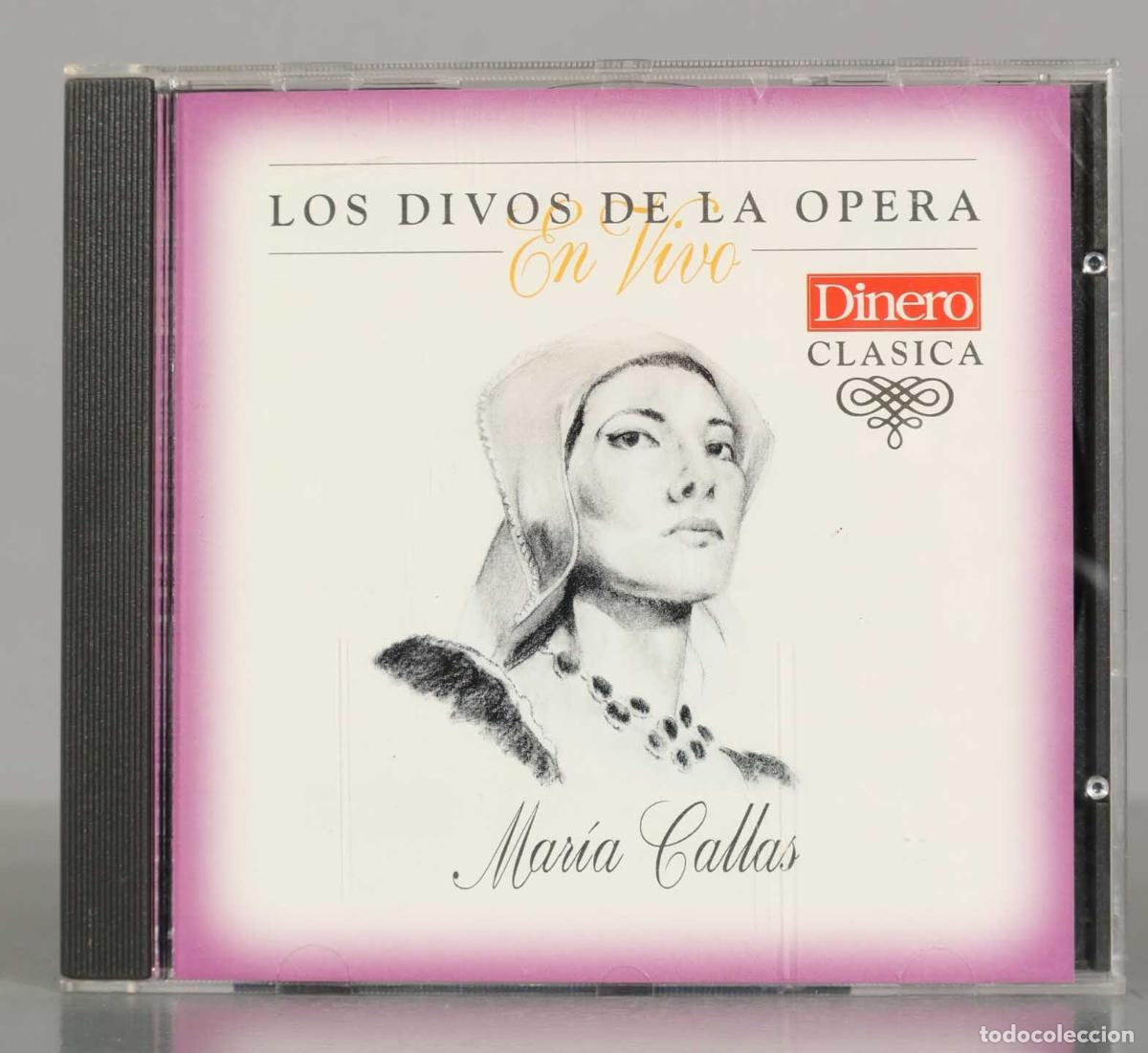 CD di Musica: CD. LOS DIVOS DE LA OPERA En Vivo - Mar&iacute;a Callas