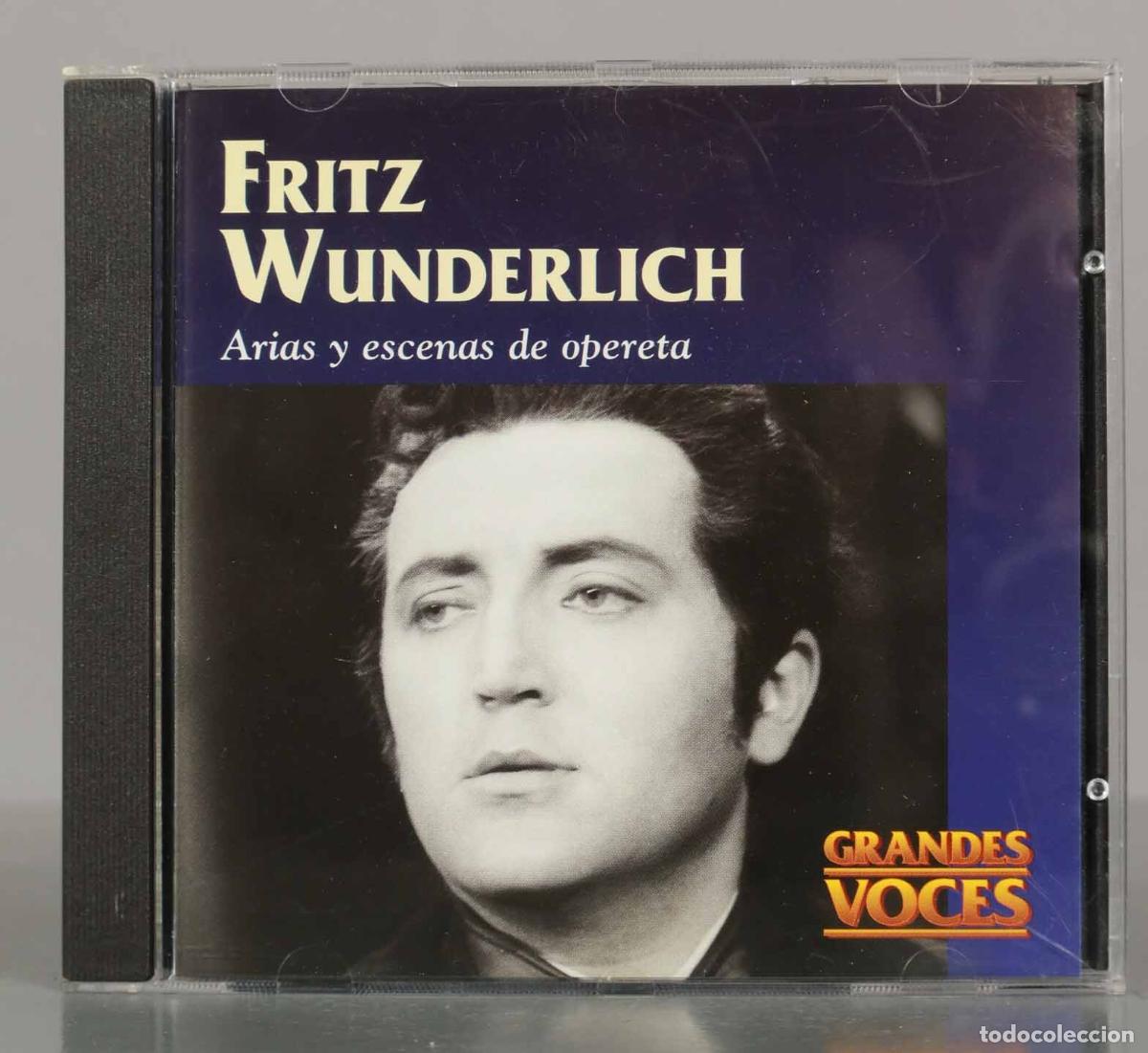 Musik-CDs: CD. FRITZ WUNDELICH - Arias y escenas de opereta.