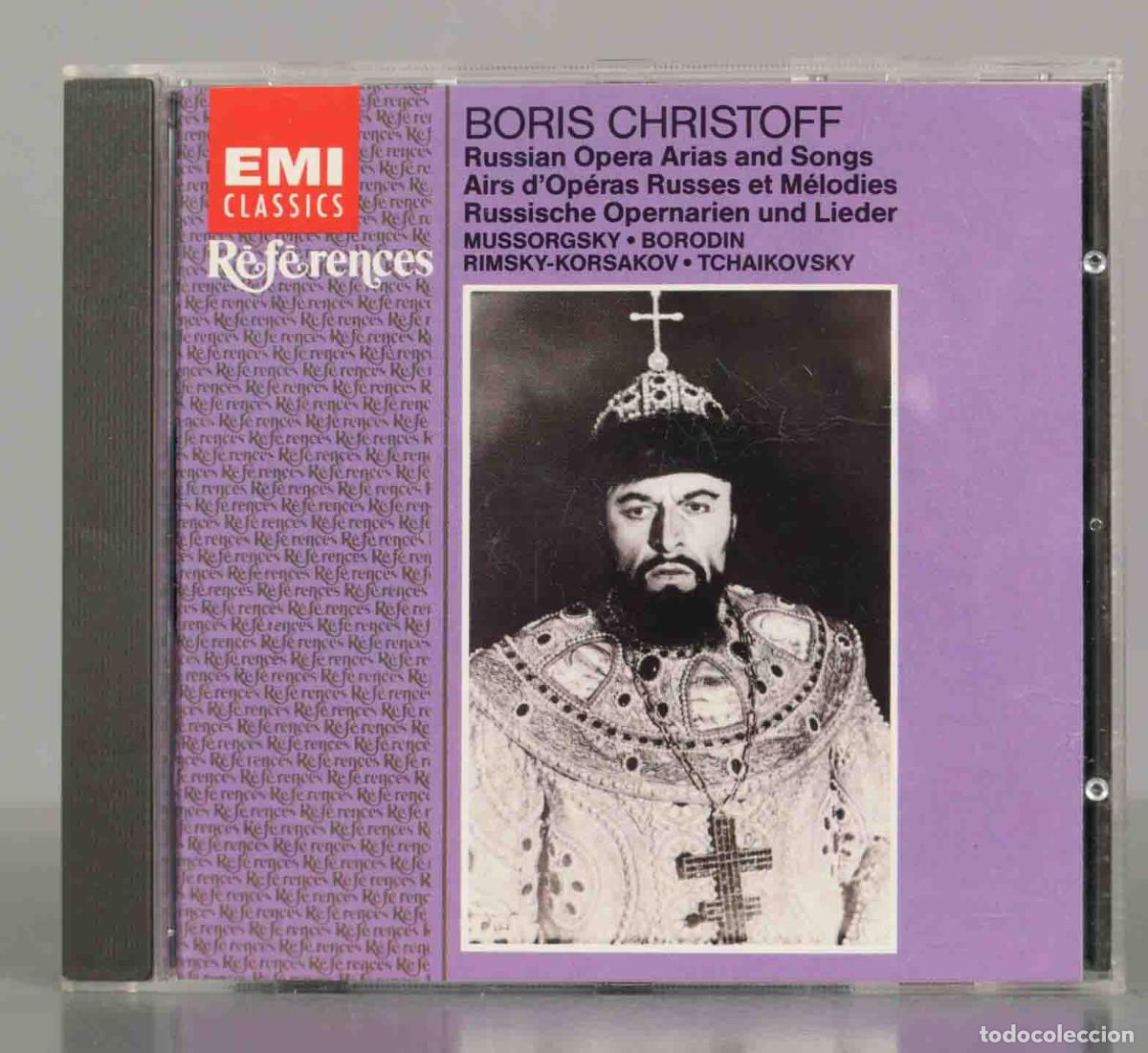 CD de M&uacute;sica: CD. Russian Opera Arias And Song - Boris Christoff / Mussorgsky / Borodin / Rimsky-Korsakov / Tch